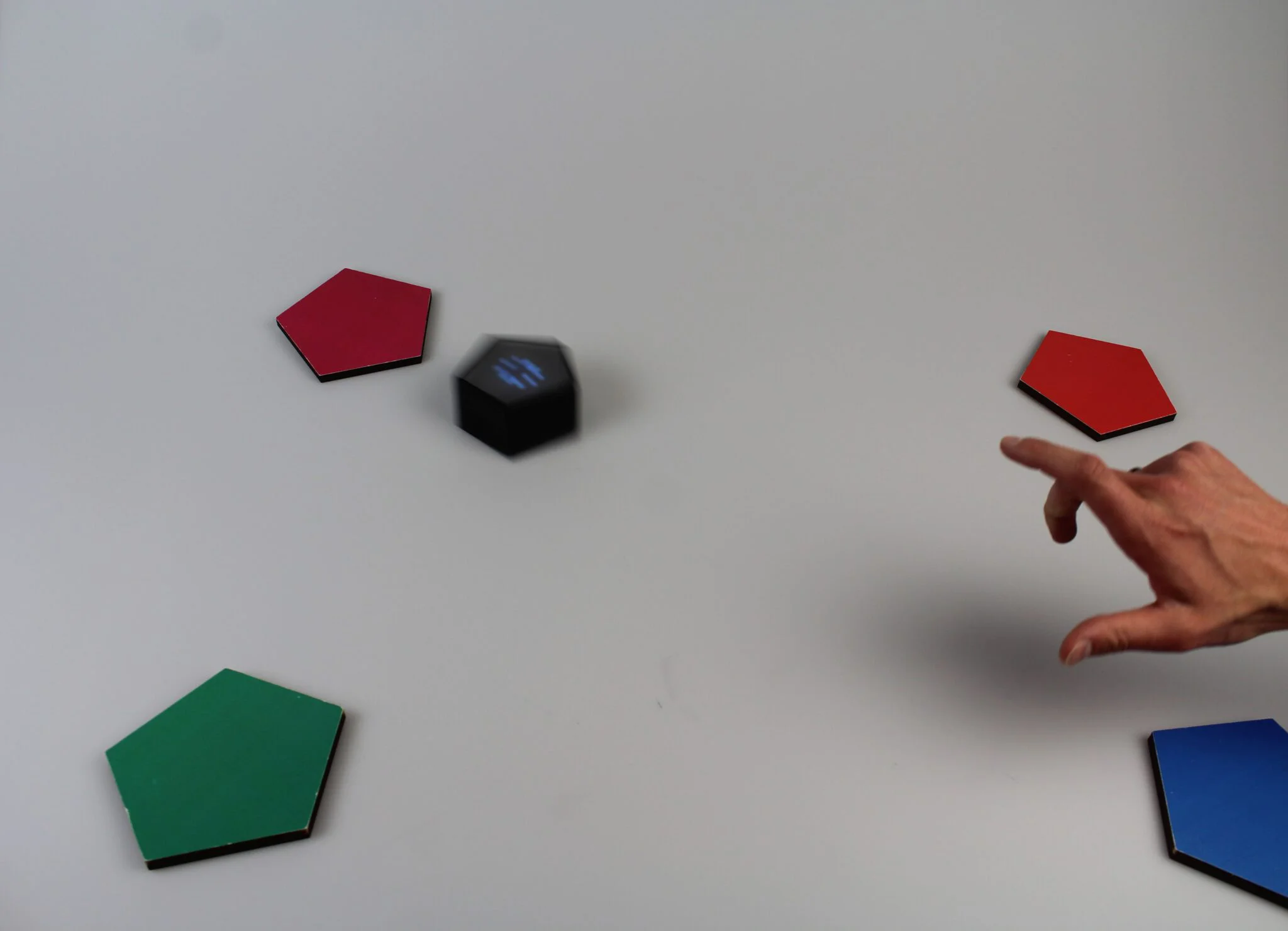 Photo of Re-Lay in use with four tiles