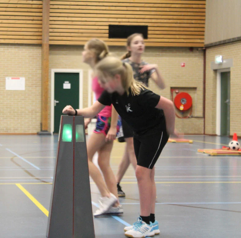 Photo of a Unite'm user test with three students